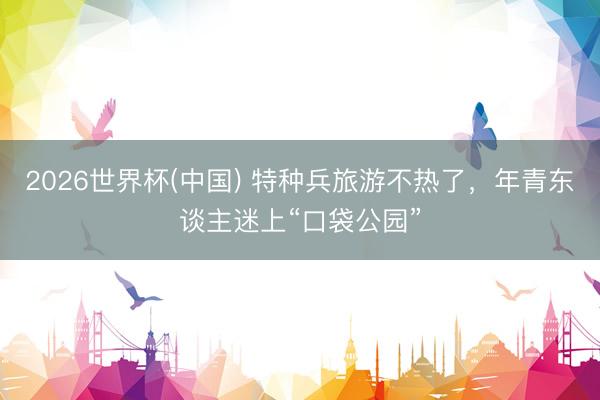 2026世界杯(中国) 特种兵旅游不热了，年青东谈主迷上“口袋公园”